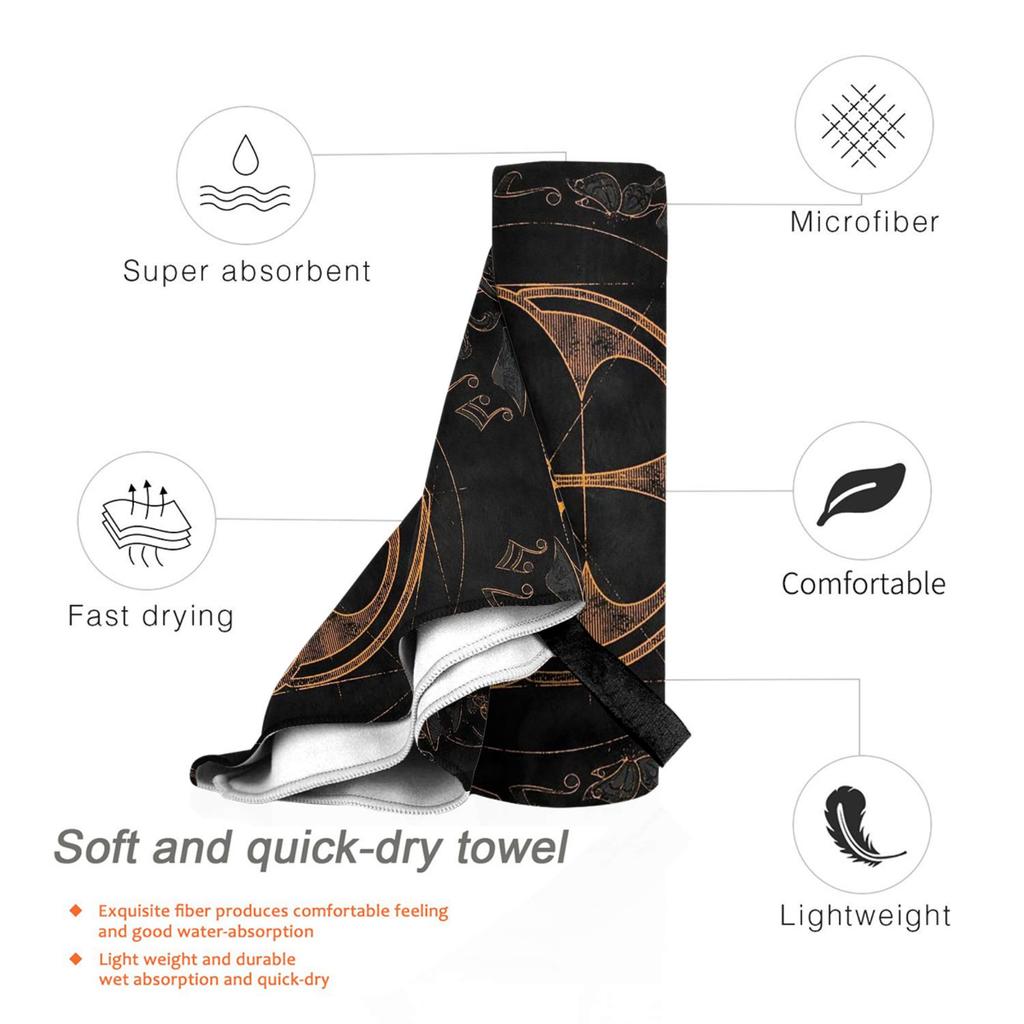Luxury Tomorrowland Beach Towel Soft Microfiber Quick Dry Absorbent Quick Towels For Bath