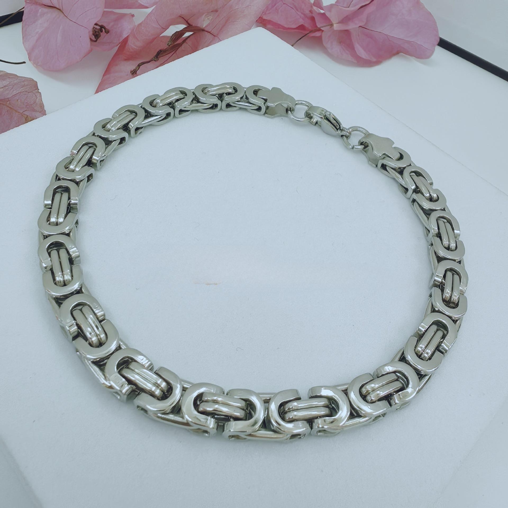 

Модные мужские аксессуары Модный мужской браслет 2025 6mm+22cm