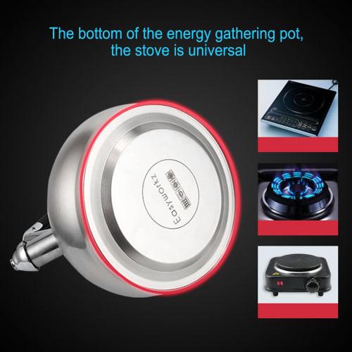 Whistling Tea Kettle, 304 Stainless Steel Whistling Teapot, Fast Heating & Large Capacity Water Kettle with Ergonomic Handle for Home, Kitchen, and Of