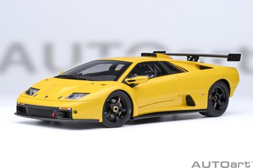 AUTOart 1/18 Scale Lamborghini Diablo GTR (Yellow) Finished Product 79138