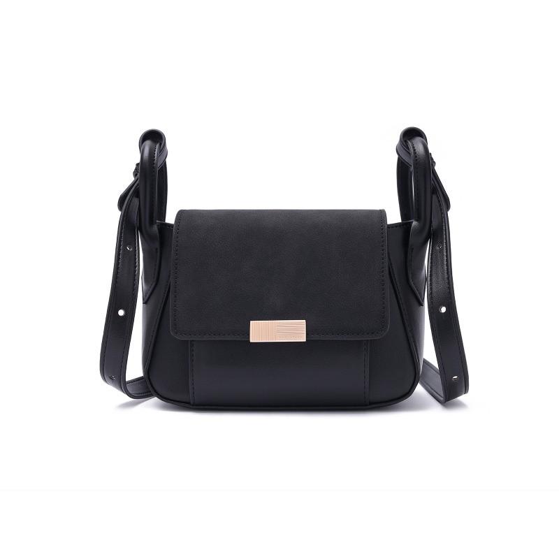 IELGY Fashion Trend Stitching Fashion Tofu Bag Shoulder Messenger Bag