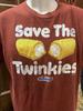 Camiseta Save The Twinkies Masculina M Vermelha Manga Curta Hostess Visual Vintage Camiseta Unissex