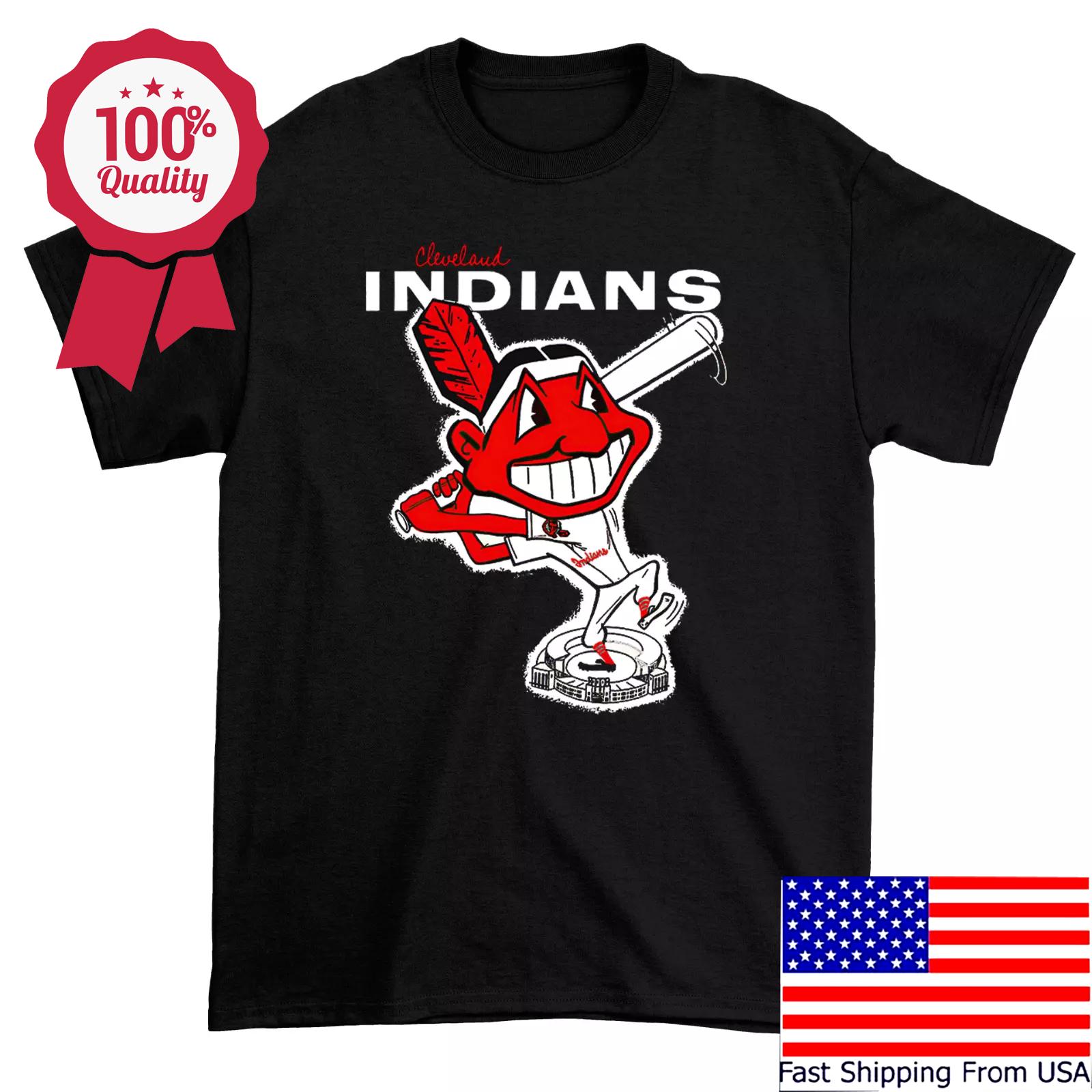 TREND Cleveland Indians Men T-shirt Black Tee All Sizes S to 5XL Unisex T-Shirt XXL