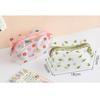 Transparent Large Capacity Pencil Case Cute Cartoon Printing Portable Cosmetic Bag For School Office