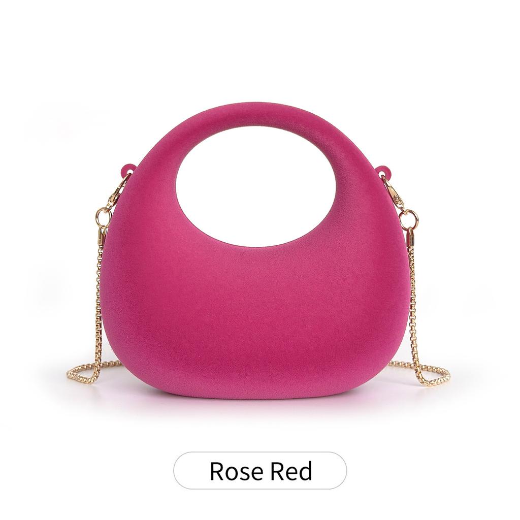 Stylish Mini Velvet Evening Bag Womens Chain Crossbody Bag Wedding Party Shoulder Bag Luxury Designer Evening Handbag Coin Purse