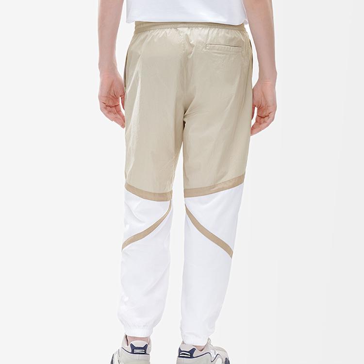 Fila Athletics Color Block Sports Casual Woven Pants Men Pants Comfortable-Gray A11M213805F-BG