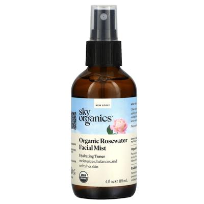 Organic Rosewater Facial Mist, 118Ml(4Fl Oz)