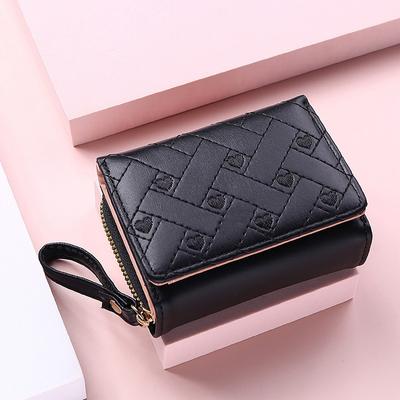 Coin Purse Ladies Purse Fashion Embroidered Love Coin Purse 30% Card Package Multi-card Wallet.