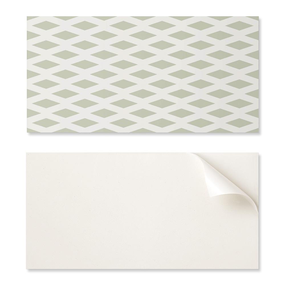 Self-Adhesive Vinyl Home Decor Element 120x60 cm Diamond Grid Pattern