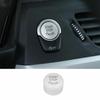 Silver One-Button Start Switch Cover Trim Replacement For BMW X3 G01 2018-