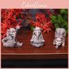 Yoga Elephant Resin Sculpture Micro Landscape Decor For Garden And Office Spaces