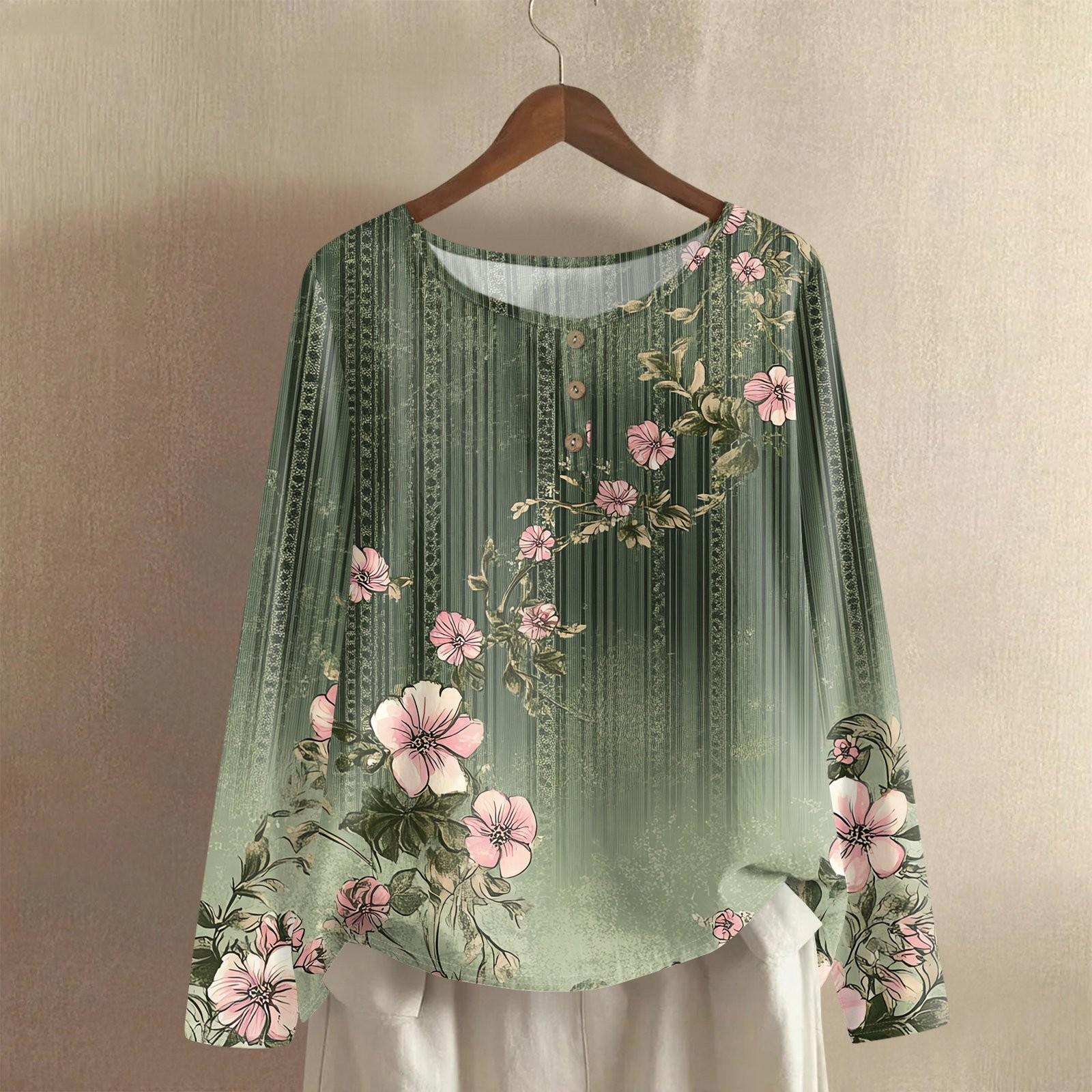 

Женская модная и повседневная рубашка с длинным рукавом, круглым вырезом, однотонная, из хлопка и льна, блузка-топ XXL