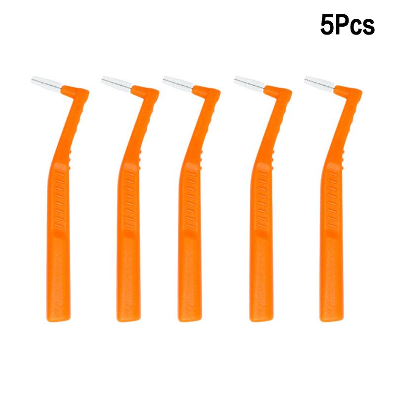 

Ортодонтическая межзубная щетка Деталь Мягкая двухлучевая чистка зубов Специальная щетка для чистки полости рта для взрослых Инструмент для ухода оранжевый