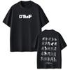 Bad Bunny "DTMF" Plastic Stoelen Grafisch Zwart Katoen Unisex Casual Grafische Print Dames En Heren T-shirt