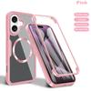 Anti-scratch Touch Screen Case 360 Protector Film Case for iPhone 16 15 14 13 12 11 Pro Max Plus TPU Ultra Thin Magnetic Magsafe