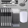 Lot de 200 stylos standard européen 0,5 mm: Stylos à bille à pointe fine à séchage rapide, noir et rouge, pour étudiants.