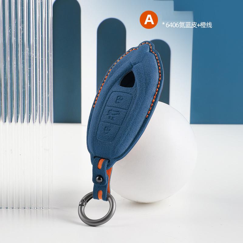 Car Key Case Cover Shell Fob for Lamborghini Urus Huracan Aventador Car Key Cover Luxury Italy Suede Car Key Protection Shell hdf1