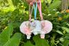Cute Anime Car Cute Bag Cute Pompom Fluffy Keychain Accessory [Nikuwaxi] Keychain, Charm,