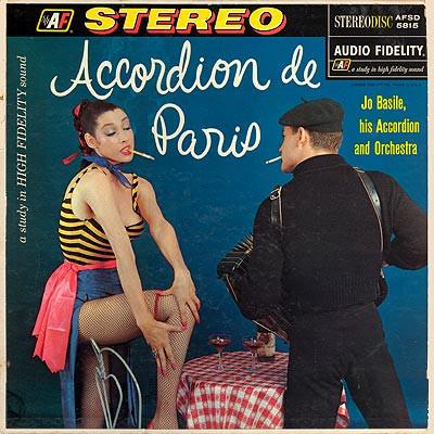 LP Record JO BASILE, ACCORDION & ORCHESTRA - Accordion De Paris AFSD5815 Audio Fidelity 1957 US Jazz Used