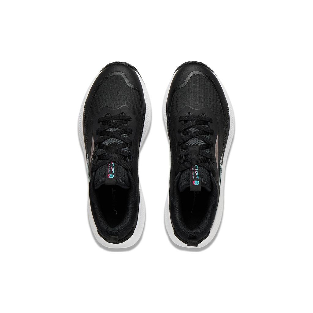 Li-Ning Li Ning SOFT ELEMENT Trendy Cushioning Breathable Low Top Casual Shoes Men's Black AGLT179-1