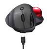 Sanwa Supply Wireless Trackball (Silent, 5 Buttons, Thumb Operation) MA-WTB185BK