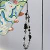 Black Love Bear Phone Chain Charm Hand Strap Cord Keycord Cellphone Lanyard Girl Keychain Mobile Phone Case Hanging Chain