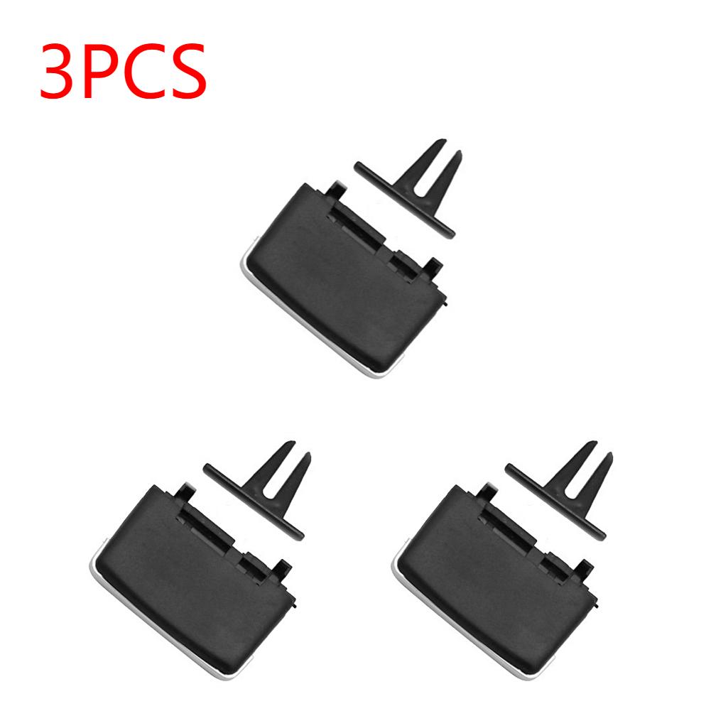 1-3Pcs Black Front Center A/C Air Vent Outlet Tab Clip Repair Kit For Mercedes-Benz W204 C180 C200 C260 GLK300 GLK260