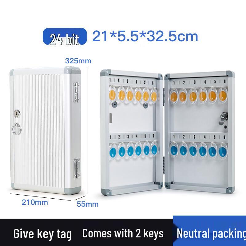 GOWKE Wall-Mounted Aluminum Key Box
