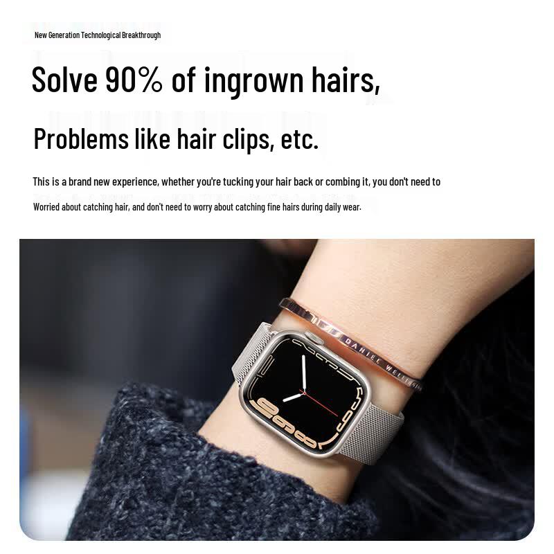 BHO Mailänder Schlaufe Edelstahl Apple Watch Armband
