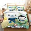 Duvet The Octonauts Cartoon Pillowcase Bedding Set Adult Boy Girl Bedroom Decoration Children Gift Single Double Large Size