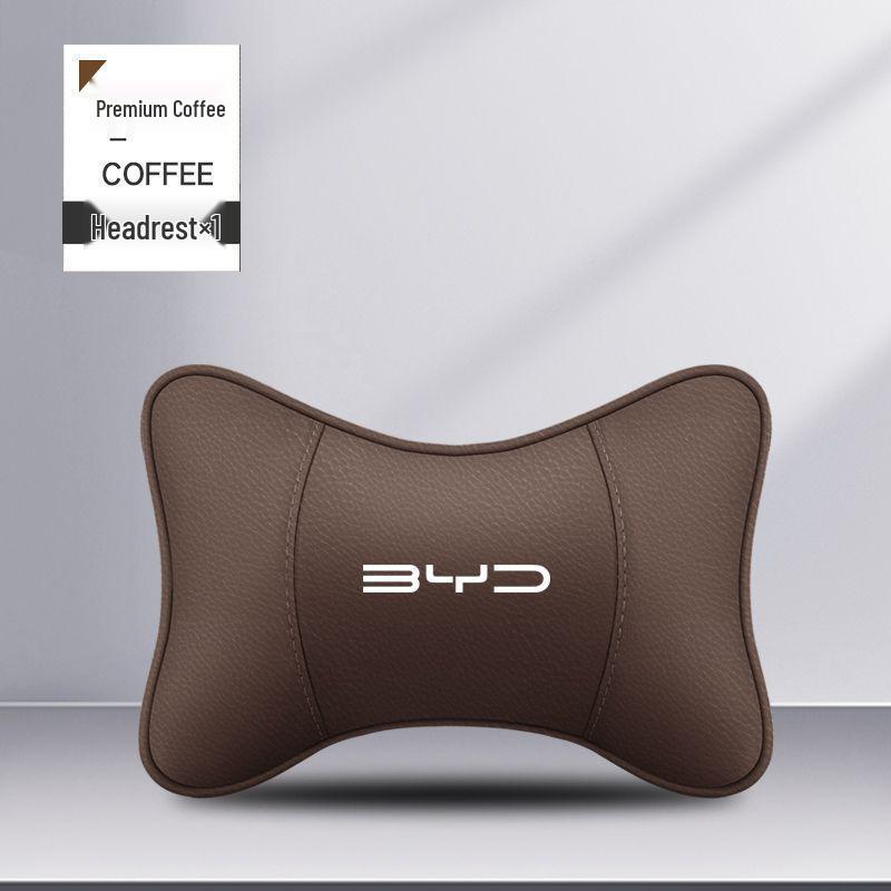 Compatible with New BYD Car Neck Pillow and Lumbar Support for Qin, Song Plus Dmi, Han, Tang, Yuan EV, and Dolphin Seal Models