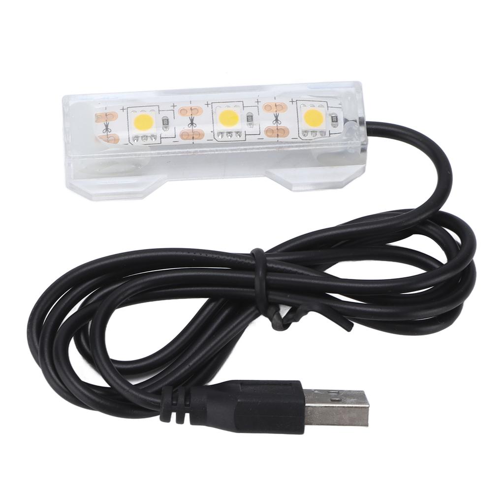 Aquarium Light USB Charging Plastic Fish   LED Light for   Plants Landscape