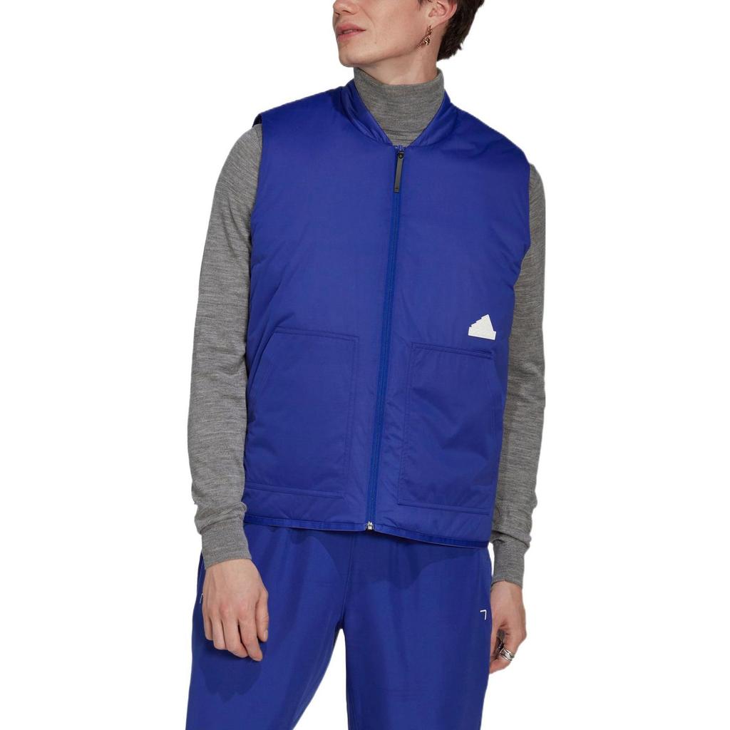 adidas Jackets Men's Blue Collarless Moderate Other HN1931