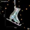 Colorful Acrylic Ice Crystal Christmas Tree Ornaments