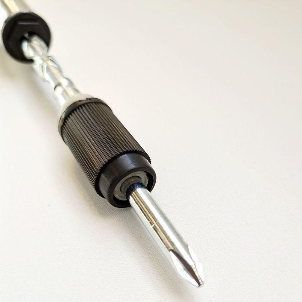 Replaceable Heads Push Pull Ratchet Screwdriver Precision Screw Driver Bit DIY Projects