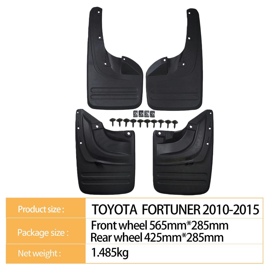 Toyota Fortuner 2010-2015 Mud Flaps
