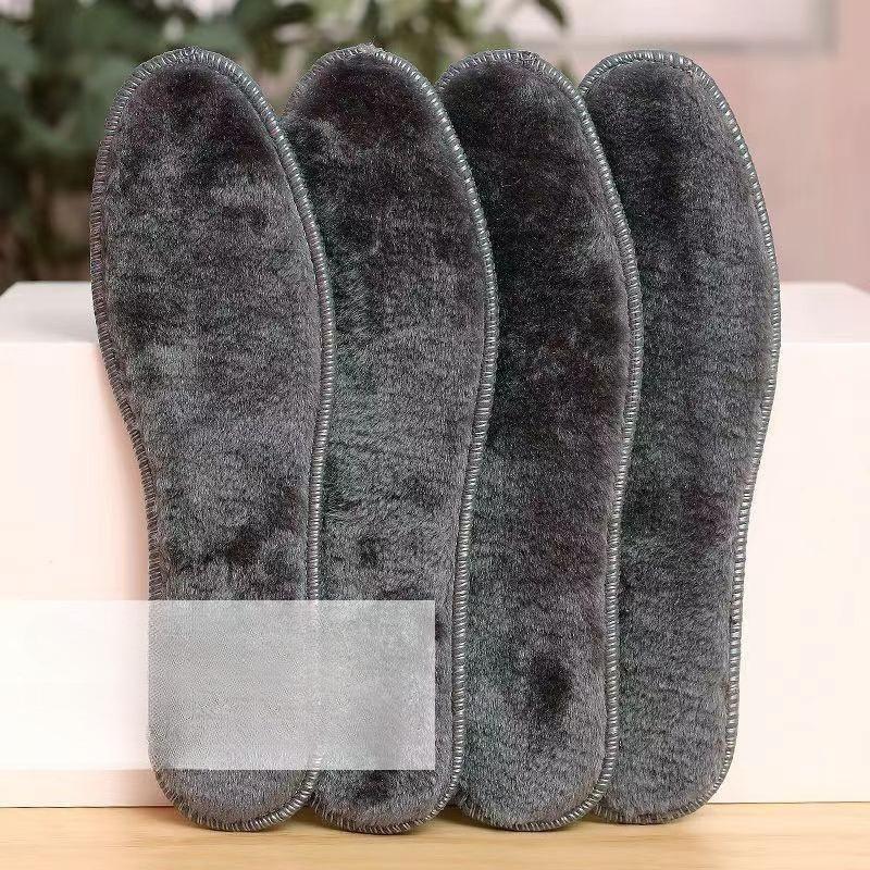 Стельки, толстые теплые шерстяные стельки, пушистый флис, замена обуви, ботинок, тапочек 36