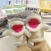 Stuffed Plush Animal Toys Gray Shark Hand Finger Story Puppet Cute Dolls Educational Baby Toys Simulated Shark Children Gift