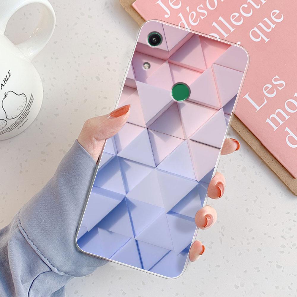 For Honor 8A Case Cover Honor 8A Pro Chic Girl Marble Silicone Clear Phone Cases for Honor 8A JAT-LX1 8 A Honor 8A Prime Bumper