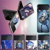 Suisei H-Hoshimachi Phone Case For Samsung Z Flip 6 7 5G Galaxy Z Flip 5 4 3 5G Cases Shockproof Hard Cover TPU