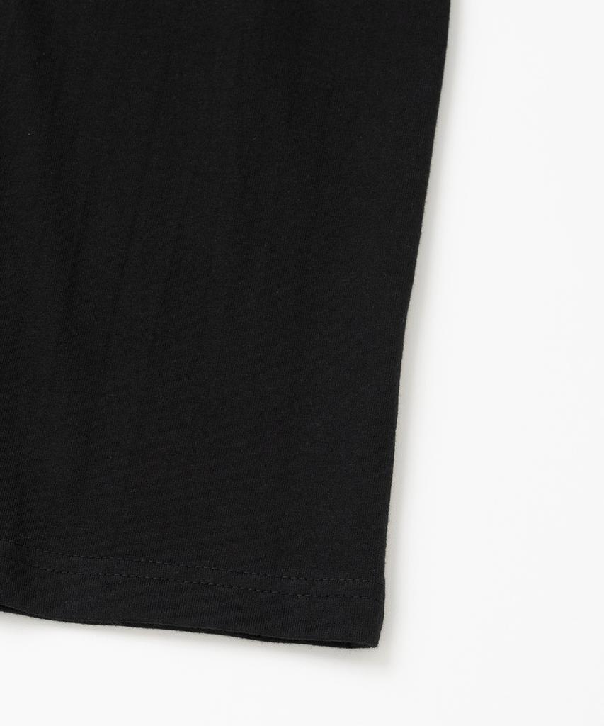 XOX Distorted Error Graphic Crop T-Shirt [Black]