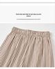 Ice Silk High Waist Wide Leg Pants for Petite Women - Slimming, Drapey, and Stylish Striped Trousers for Summer