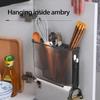 Space Saving Integrated Draining Shelf Large Capacity Chopstick Holder  Kitchen