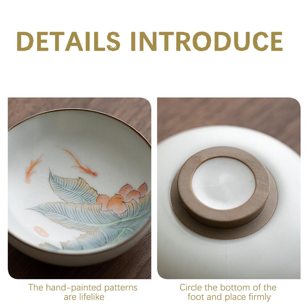 Ceramic Tea Bowl Hand-made Afternoon Tea Cup Present For Tea Lovers