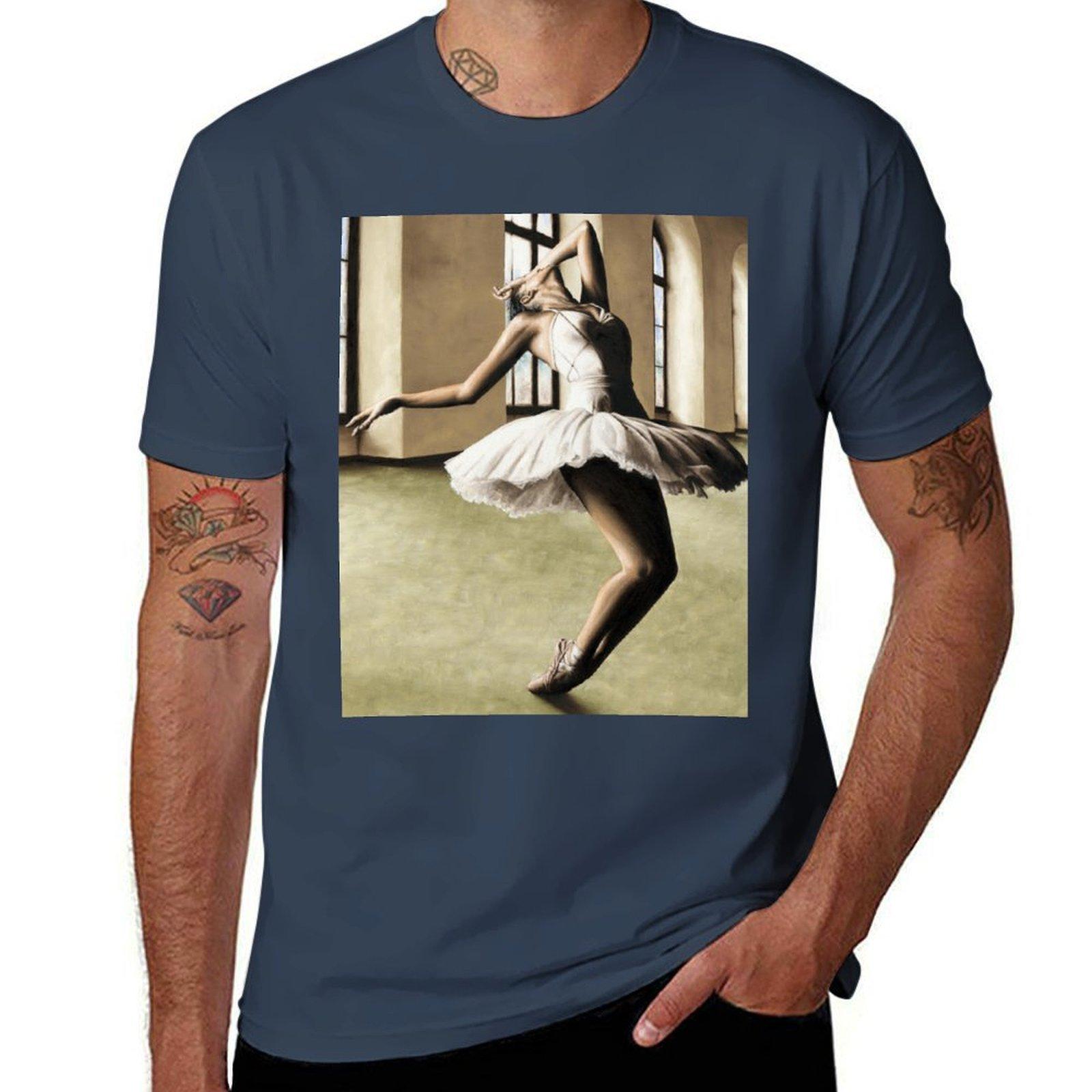 Halcyon Ballerina TShirt PerforUnisexce Workout Short Sleeve Tee S