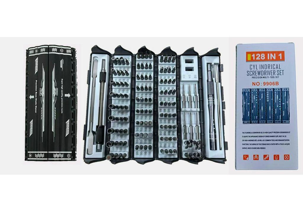 115-in-1 Multi-functional Phone Repair Screwdriver Set with 24-in-1 Snap-fit Hardware Tools