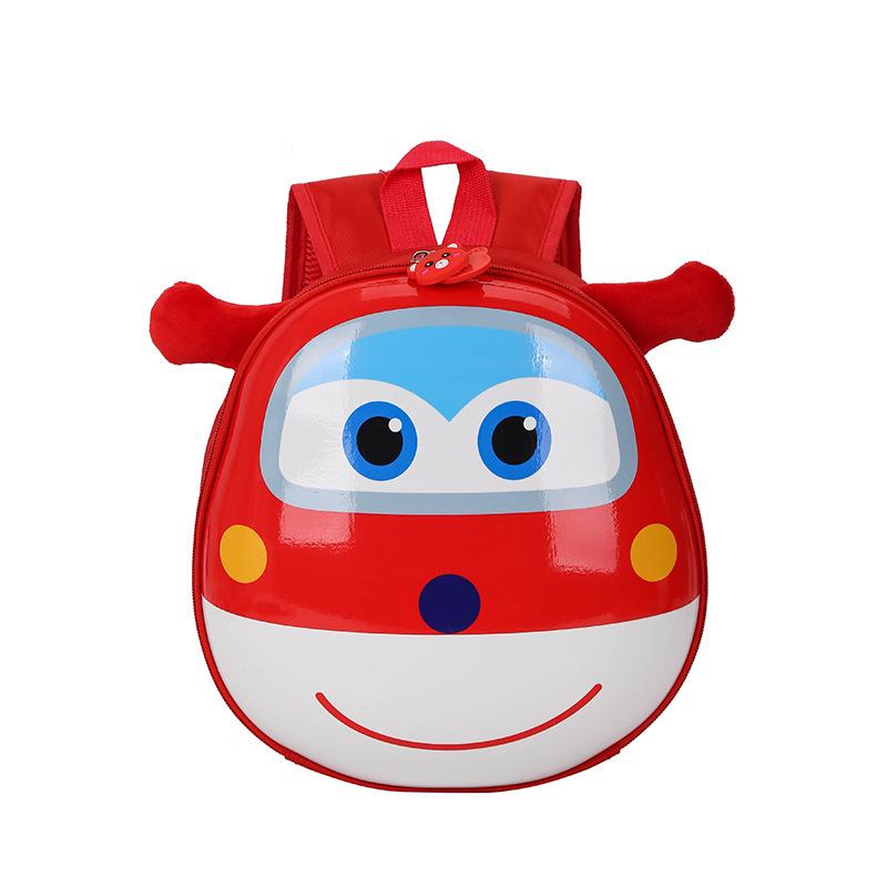 Super Wings Cartoon Animal Backpack for Kids - Cute Kindergarten Double Shoulder Bag for Boys & Girls