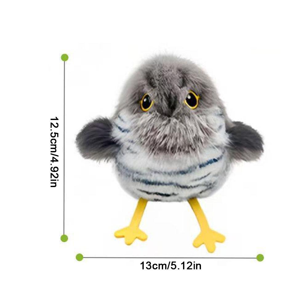 Bird Automatic Cat Toy Simulation Bird Chirping Flying Cat Interactive Toy Rechargeable Touch Activated Pet Toy Cat Supplies