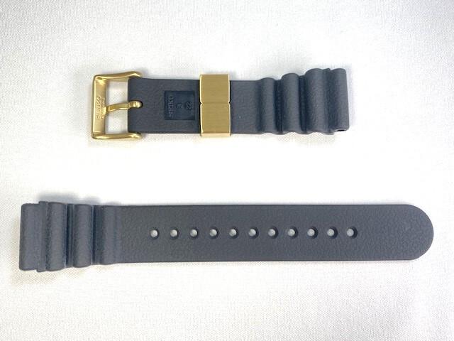 R00E023K0 SEIKO 22mm Prospex Genuine Silicone Band Black for Via SBDB008/5R65-0AJ0 (Ships Nekoposu)