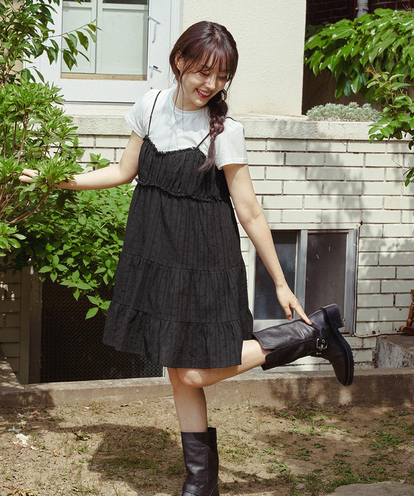 Bember Cotton Sleeveless Dress_Black